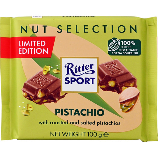 Шоколад Ritter Sport Фисташка молочный 100г Alfred Ritter GmbH & Co.KG Германия