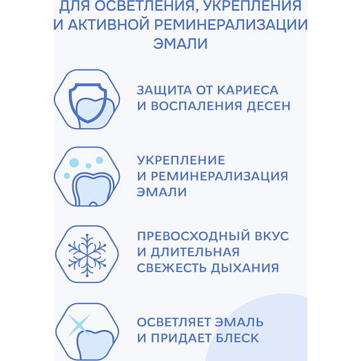 Зубная паста R.O.C.S Whitening Активный кальций Отбеливающая 94г Россия R.O.C.S