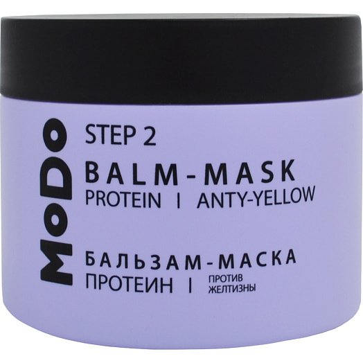 Бальзам-маска Протеин Против желтизны 300г Модум-наша косметика Беларусь MODUM