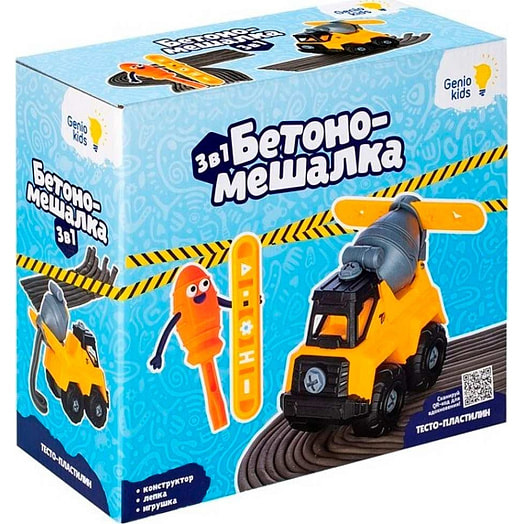 Набор для детской лепки Тесто-пластилин Бетономешалка арт.TA2105 ООО Страна игрушек Беларусь DREAM MAKERS