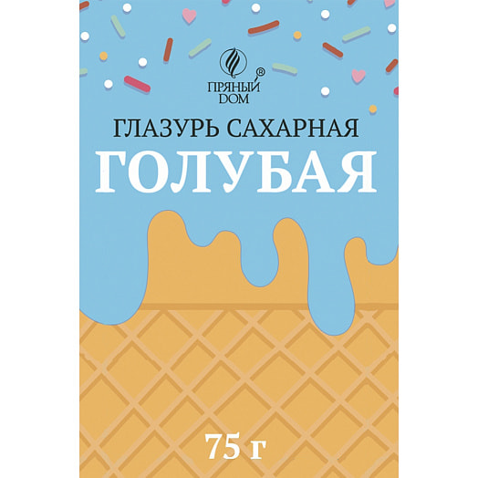 Глазурь голубая 75г ЧУП Пряный Дом Беларусь Пряный Дом