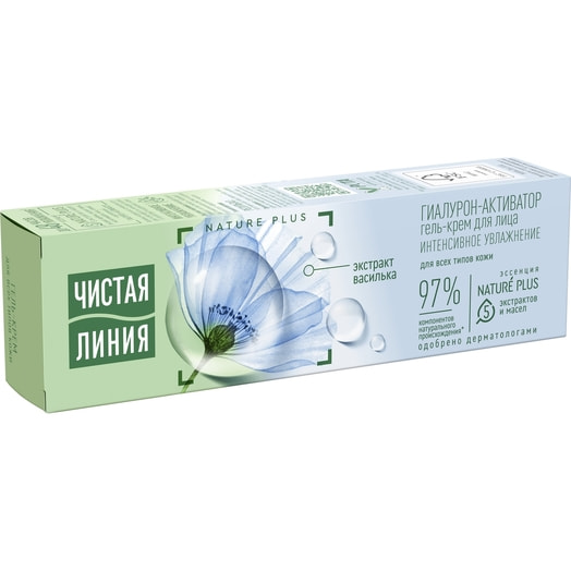 Гель-крем 40мл для всех типов кожи Unilever Россия Чистая Линия