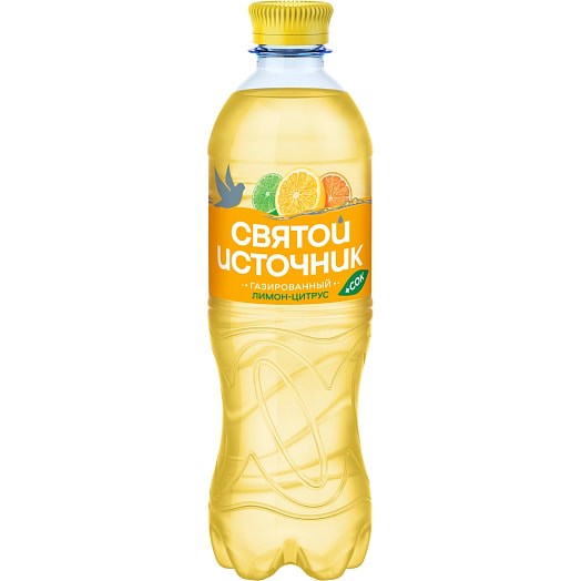 Напиток б/алк Святой Источник Вода + Сок со вкусом цитрусов 500мл ПЭТ газ. ООО Завод Святой Источник Россия