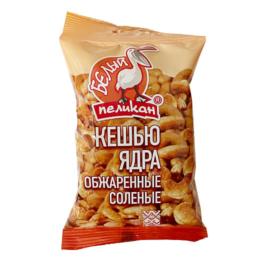 Кешью ядра обжаренные соленые 70г ООО Детави Беларусь
