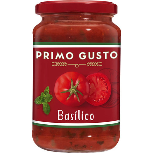 Соус томатный с базиликом Primo Gusto 350мл ст/б Италия Primo Gusto
