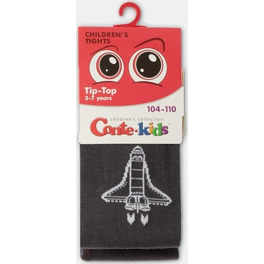 Колготки детские Conte-kids tip-top p.92-98 (14), 569 темно-серый арт.4С-02 СП СООО Конте Спа Беларусь Conte-kids