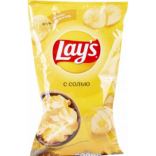 Чипсы Lays 140г с солью ООО ПепсиКо Холдингс Россия Lays