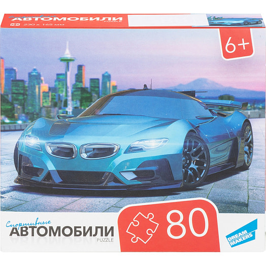 Пазлы 80 Автомобили арт.RI8006C ООО Желтый крокодил Беларусь DREAM MAKERS-BOARD GAMES
