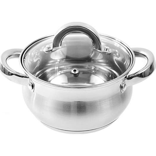 Кастрюля нерж Elisa 1,8л (Appetite) арт.JL03193 Китай