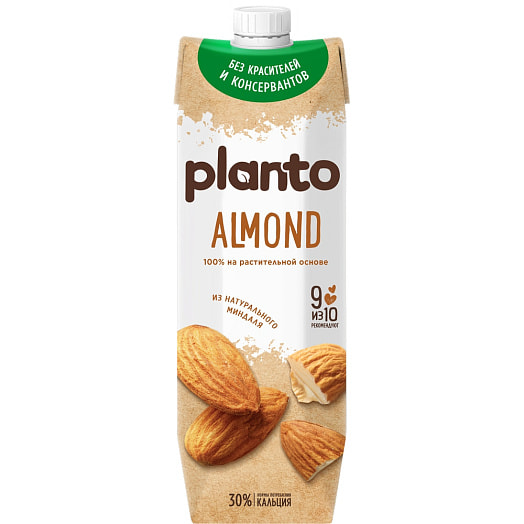 Напиток миндальный Planto Almond, обог Са ультрапастериз 1л АО Эйч энд эн Россия Planto