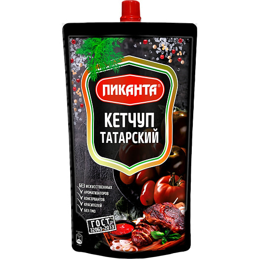 Кетчуп Татарский Пиканта 280г ООО Вкусный продукт Россия Пиканта