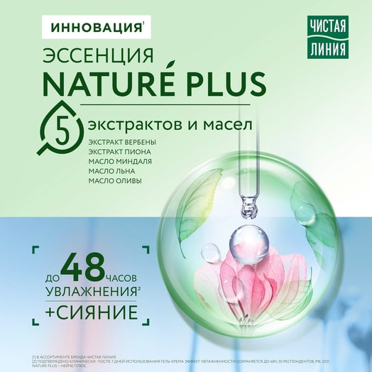 Гель-крем 40мл для всех типов кожи Unilever Россия Чистая Линия