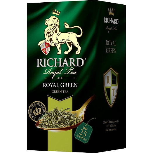 Чай Richard 2г*25пак 50г Royal Green зеленый китайский КОМПАНИЯ МАЙ Россия
