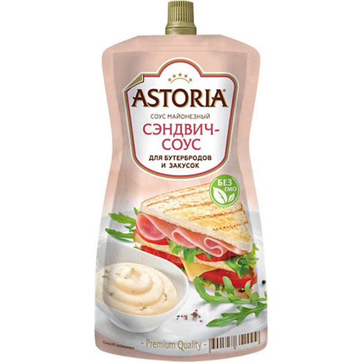 Соус Соус майонезный Astoria 30% 200г дой-пак Сэндвич-соус на основе раст масел Нижегородский МЖК Россия