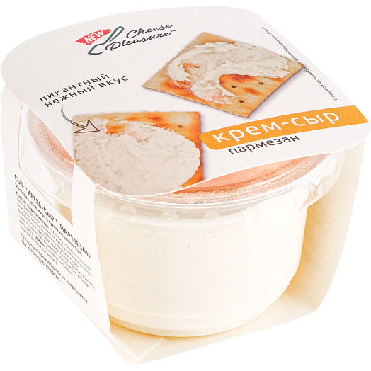 Крем-сыр с пармезаном (с ложечкой) 100г ООО Дениз Ричардс Россия Cheese pleasure