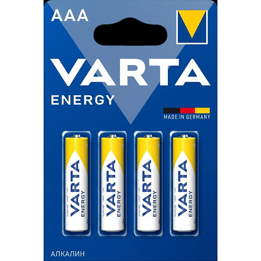 Элемент питания VARTA LR03 Energy Alkaline BL-4 Германия VARTA