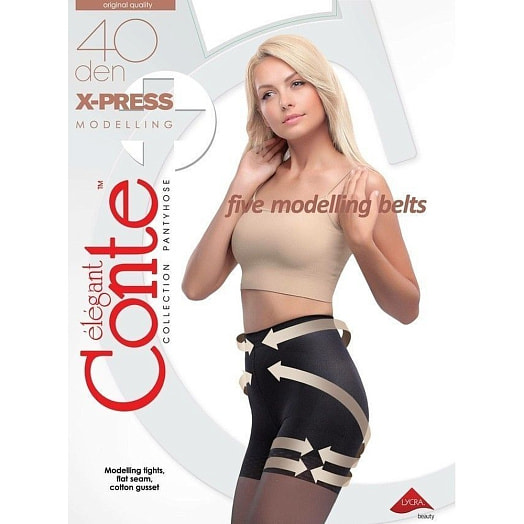 Колготки женские Conte Elegant X-Press 40 р.5, bronz арт.8С-69 СП Беларусь