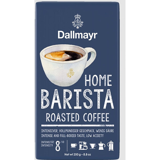 Кофе Даллмайер Home Barista Roasted Coffee 250г в/у молотый A.C.HAASE OSTHANDELSGESELLSCH Германия Далмаер