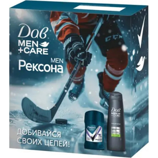 Подарочный набор Рексона men + дав men +care active power Unilever Россия Рексона