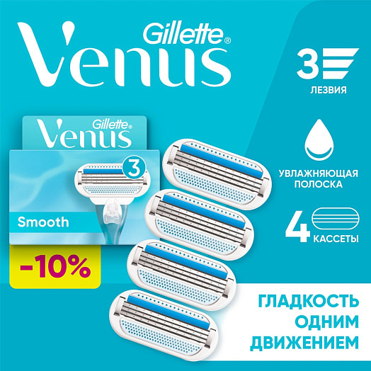 Кассеты Gillette Venus 4шт Procter & Gamble Польша