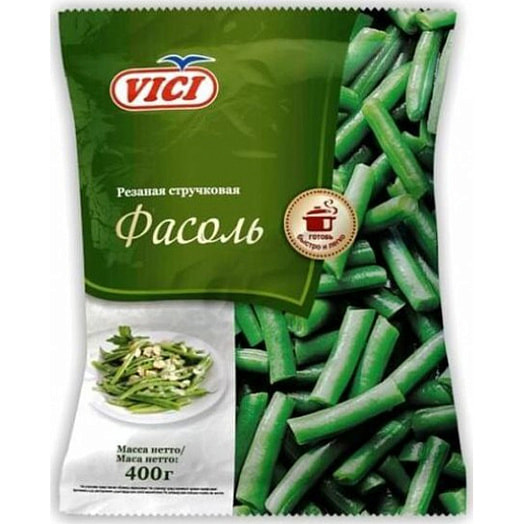 Стручковая фасоль VICI 400г резанная зам Польша