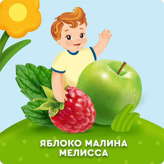 Напиток с/сод Агуша Лимонадик из яблока и малины с мелиссой 300мл ООО ВБД ПП Россия