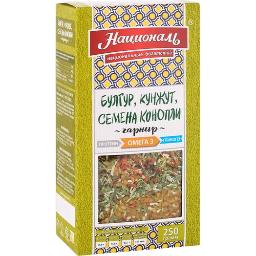 Смесь булгура, кунжута и семян конопли 250г карт/уп. ООО Компания Ангстрем Трейдинг Россия