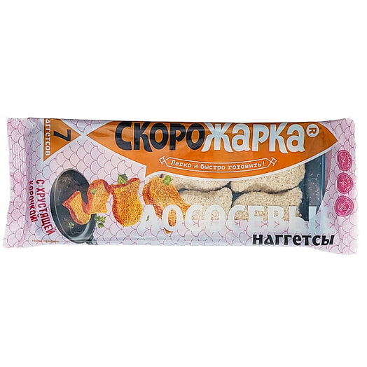 П/ф Наггетсы из субпродуктов рыбы лососевых пород 300г Юниант Россия Скорожарка