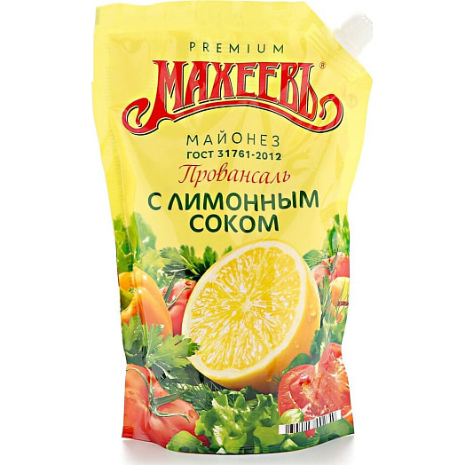 Майонез Махеевъ 50.5% 770г провансаль с лимонным соком Россия