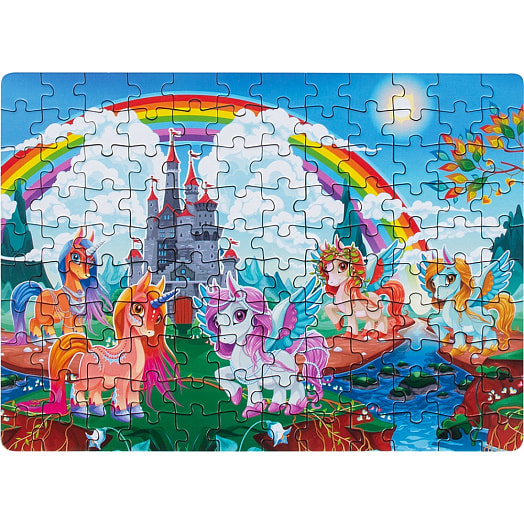 Пазлы 120 Единороги арт.RI1204C ООО Желтый крокодил Беларусь DREAM MAKERS-BOARD GAMES