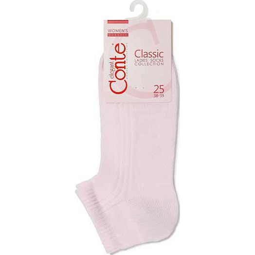 Носки женские Conte Elegant Classic 1 сорт р.23, 016 светло-розовый арт.7С-34СП Беларусь