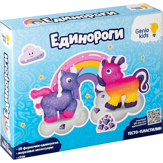 Набор для детской лепки Единороги арт.TA2036 ООО Страна игрушек Беларусь DREAM MAKERS