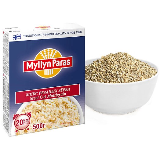 Микс резаных зерен 500г ПЭТ Колос-Экспресс Россия Myllyn Paras