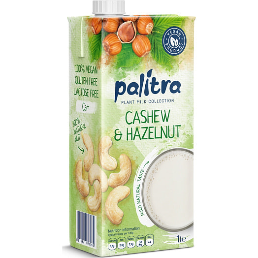 Напиток ореховый Palitra Кешью, фундук 1л тетра-пак ОАО Гамма вкуса Беларусь Palitra
