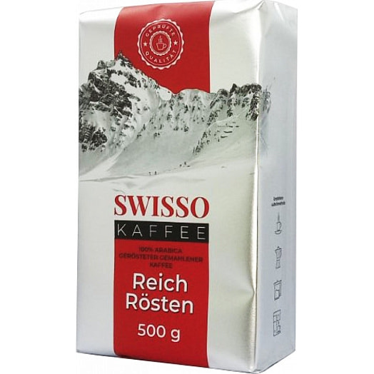 Кофе Swisso Reich Rosten (100% Арабика) молотый 500г Германия