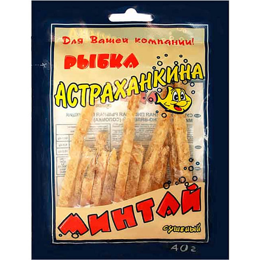 Минтай сушено-вяленый 40г палочки LONGKOU DAYANG FOOD CO.,LTD Китай Астраханкина