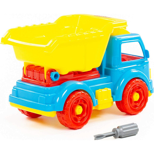 Конструктор-транспорт Автомобиль-самосвал 27 элементов арт.73006 СООО ПП Полесье Беларусь Полесье