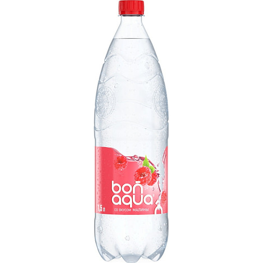 Вода ароматизированная Бонаква 1.5л ПЭТ со вкусом малины Coca-Cola Беларусь Bonaqua