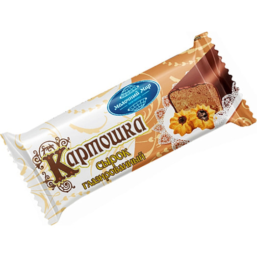 Сырок глаз Картошка с какао 23% 40г ОАО Молочный Мир Беларусь