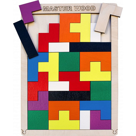 Головоломка пазл Монтессори арт.DPG Беларусь Master Wood