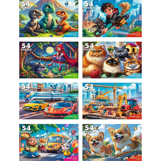 Пазлы Милые истории 54элемента арт.П54-6625 Россия