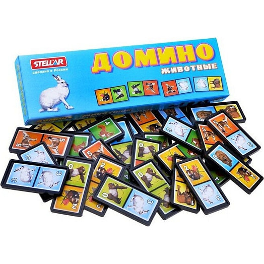 Домино детское 2 Животные арт.2 Россия
