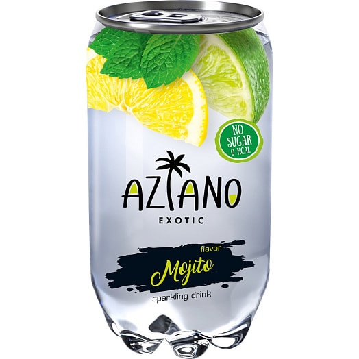 Напиток б/алк Aziano Mojito газ 350мл ж/б ООО Азиано Россия