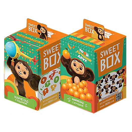 Мармелад жеват Свит Бокс с подарком (Чебурашка) 10г Россия