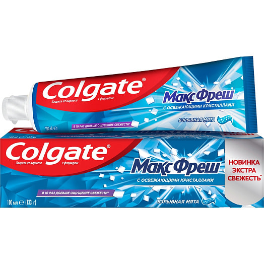 Зубная паста Colgate 100мл Макс фреш взрывная мята Colgate-Palmolive Китай