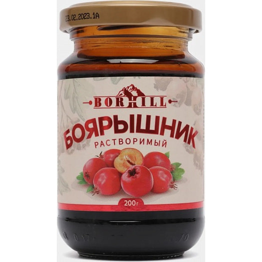 Боярышник BORHILL жидкий экстракт 200г ст/б ООО Кофейная компания Вокруг Света Россия