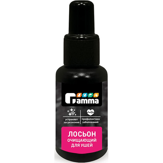 Лосьон очищающий для ушей 30мл арт.30592005 ООО Терра Пласт Россия Gamma