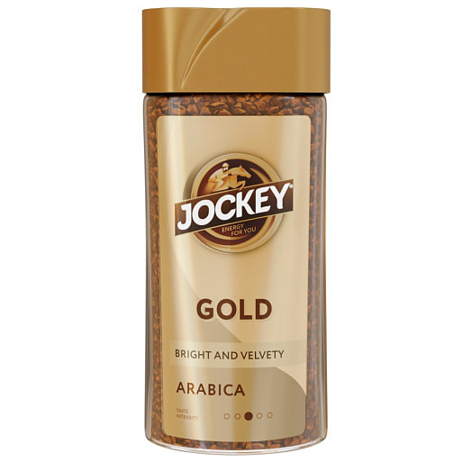 Кофе Жокей Gold 95г ст/б растворимый сублим. Орими Россия Жокей