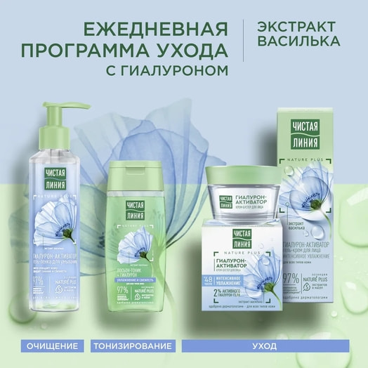 Гель-пенка для умывания 160мл для всех типов кожи Unilever Россия Чистая линия