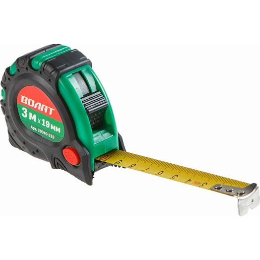 Рулетка уп 3м х19мм обрезиненный корпус бытовая Eco Group Hong Kong Ld Китай Китай Волат